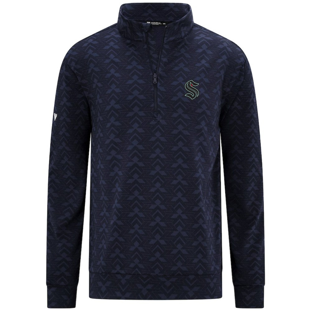 Seattle Kraken Levelwear Chameleon Quarter-Zip Sweatshirt -  NHL Sweatshirts