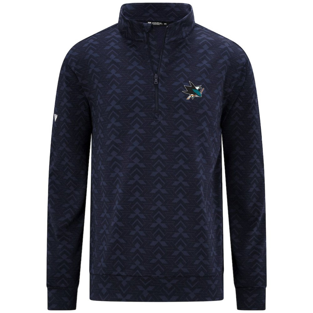 San Jose Sharks Levelwear Chameleon Quarter-Zip Sweatshirt -  NHL Sweatshirts