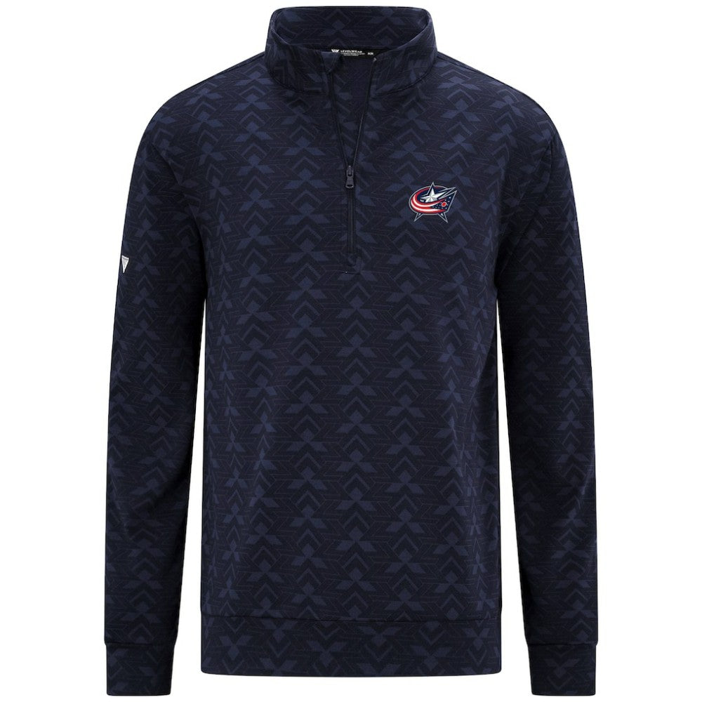 Columbus Blue Jackets Levelwear Chameleon Quarter-Zip Sweatshirt -  NHL Sweatshirts