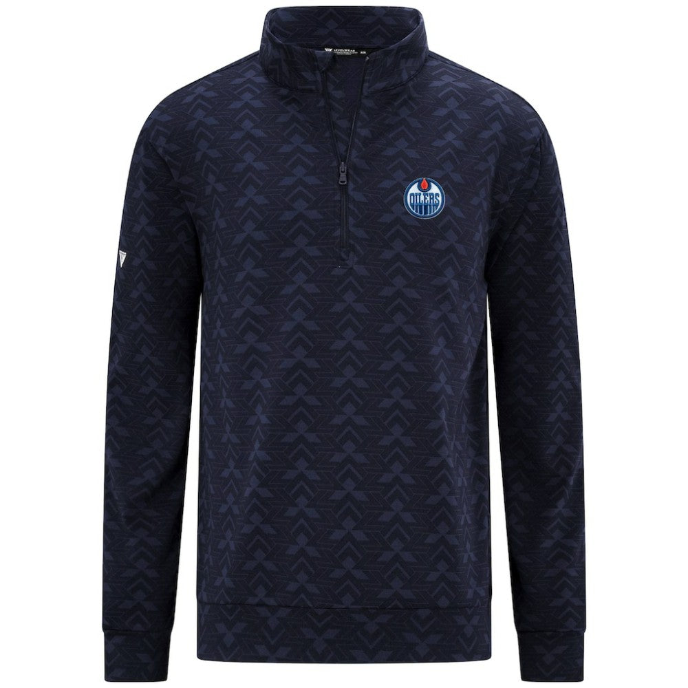 Edmonton Oilers Levelwear Chameleon Quarter-Zip Sweatshirt -  NHL Sweatshirts