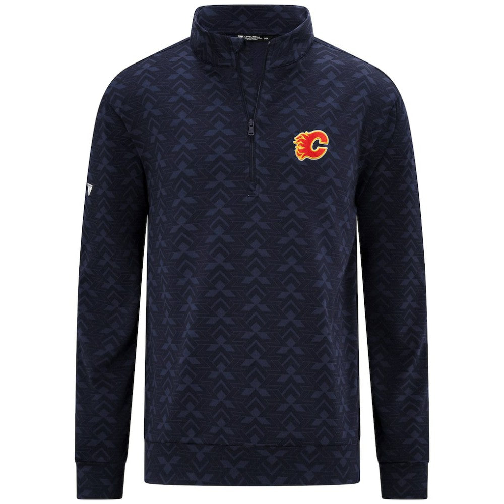 Calgary Flames Levelwear Chameleon Quarter-Zip Sweatshirt -  NHL Sweatshirts