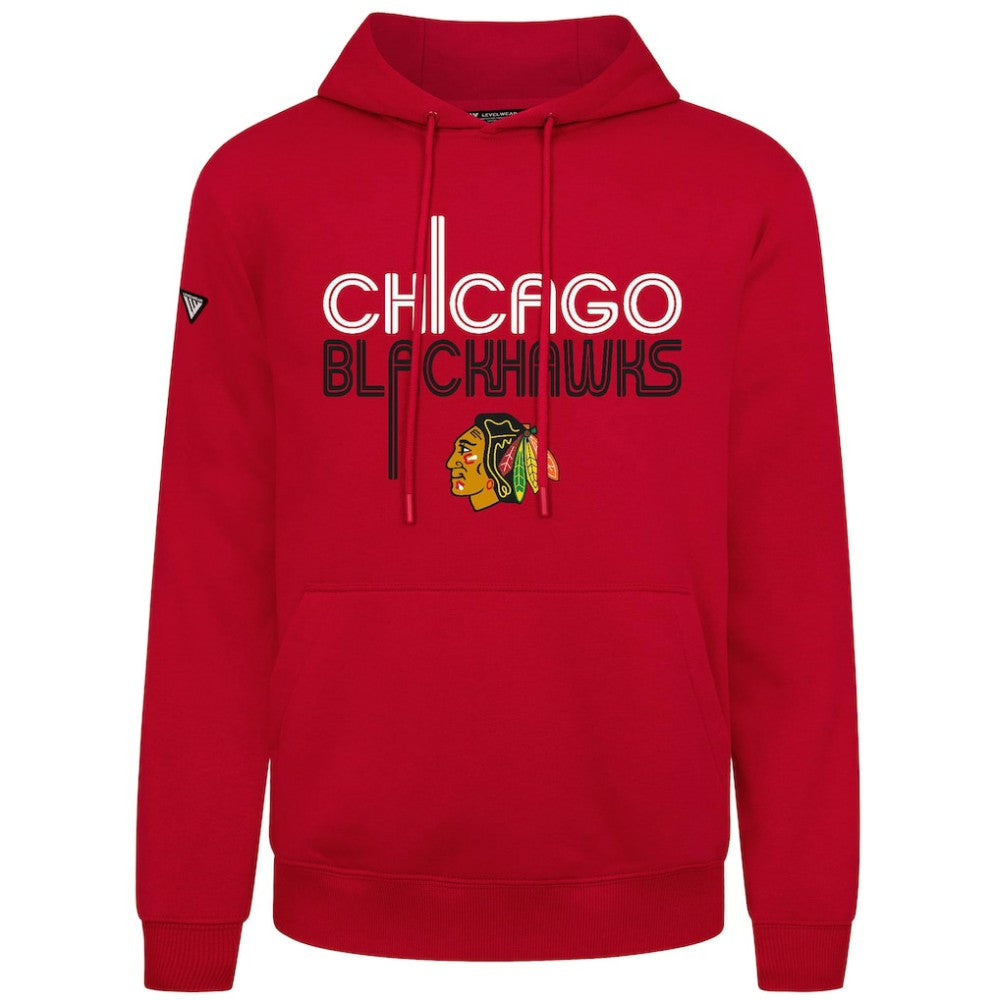 Chicago Blackhawks Levelwear Podium Lanes Hoodie -  NHL Hoodies