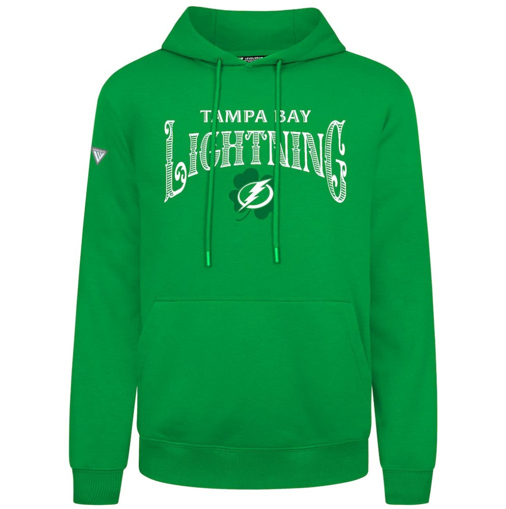 Tampa Bay Lightning Levelwear St. Patrick's Day Podium Hoodie -  NHL Hoodies