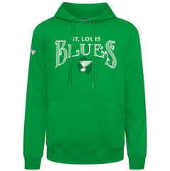 St. Louis Blues Levelwear St. Patrick's Day Podium Hoodie -  NHL Hoodies