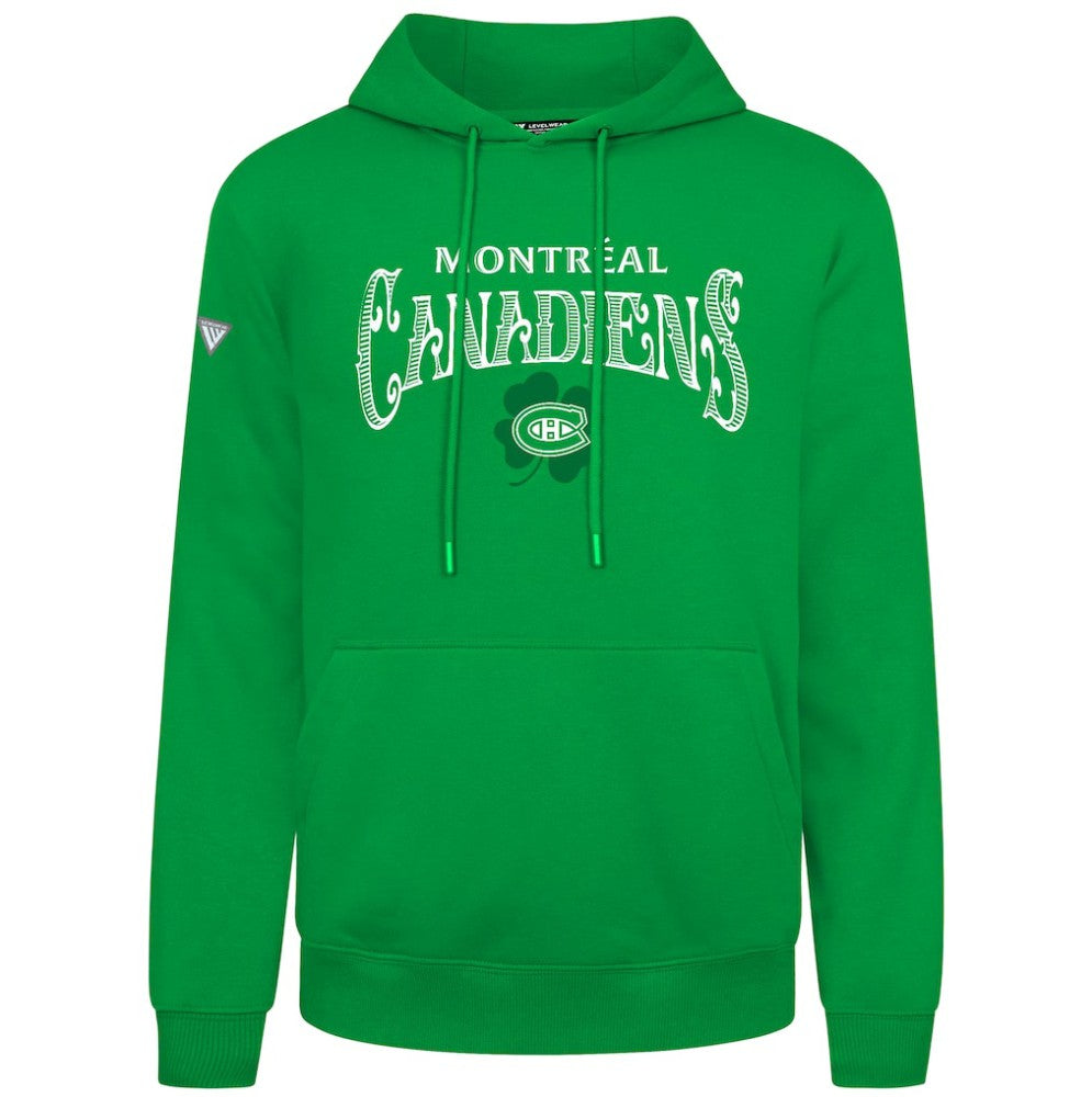 Montreal Canadiens Levelwear St. Patrick's Day Podium Hoodie -  NHL Hoodies