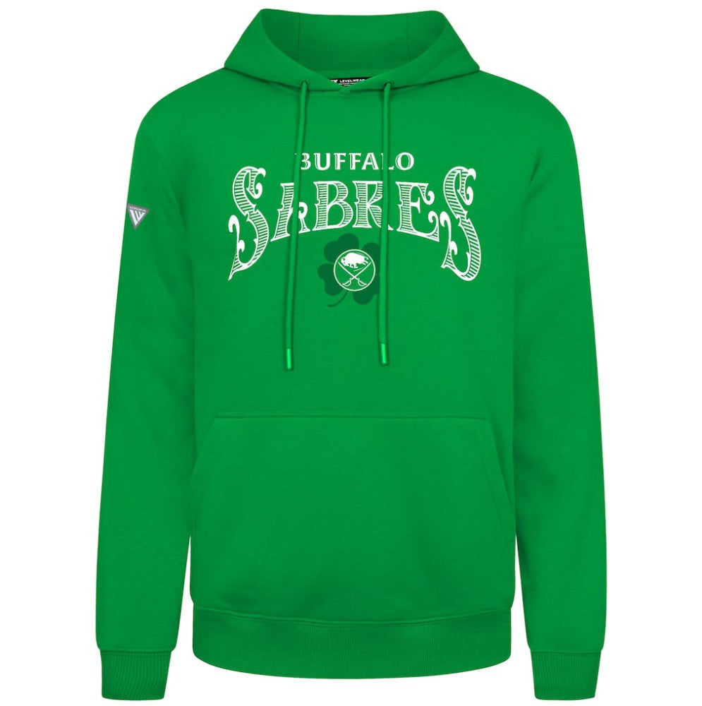 Buffalo Sabres Levelwear St. Patrick's Day Podium Hoodie -  NHL Hoodies