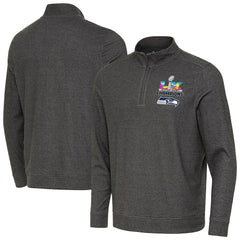 Seattle Seahawks Antigua Super Bowl LX s Subtle Quarter-Zip Pullover | NFL Outlet