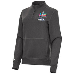 Seattle Seahawks Antigua Women's Super Bowl LX s Crush Quarter-Zip Pullover | NFL Online