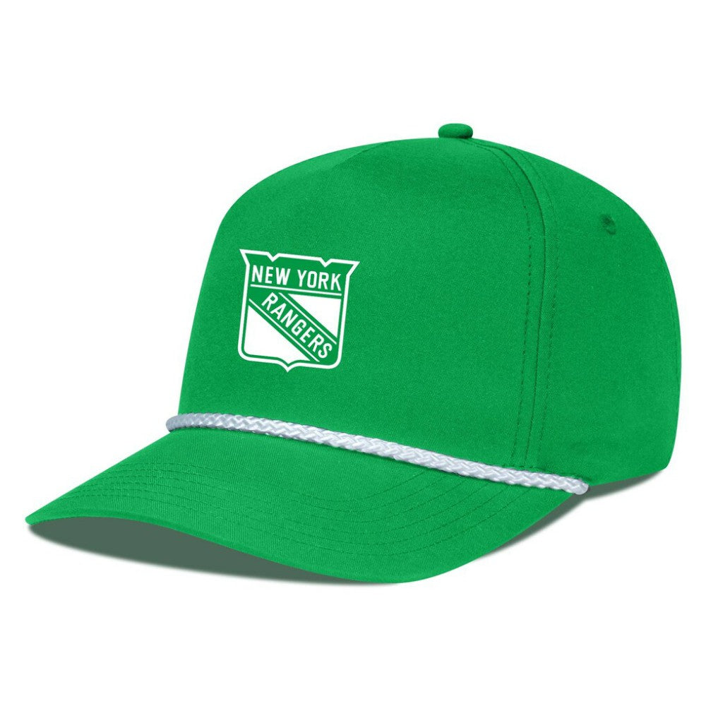 New York Rangers Levelwear St. Patrick's Day Gambit Rope Adjustable Hat -  NHL Hats