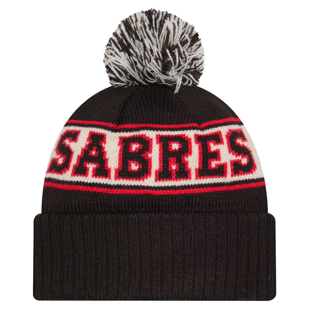 Buffalo Sabres New Era Retro Cuffed Knit Hat with Pom -  NHL Hats