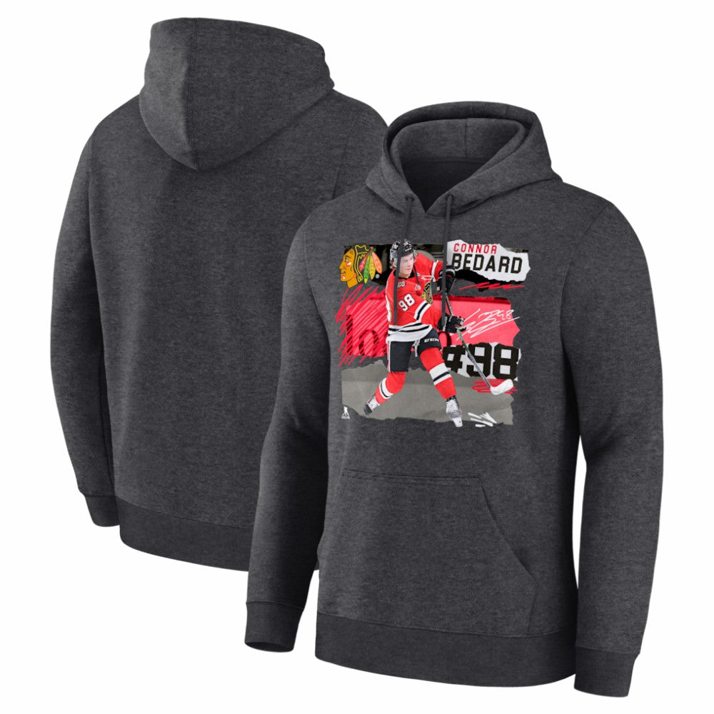 Connor Bedard Chicago Blackhawks Fresh Ice Hoodie -  NHL Hoodies