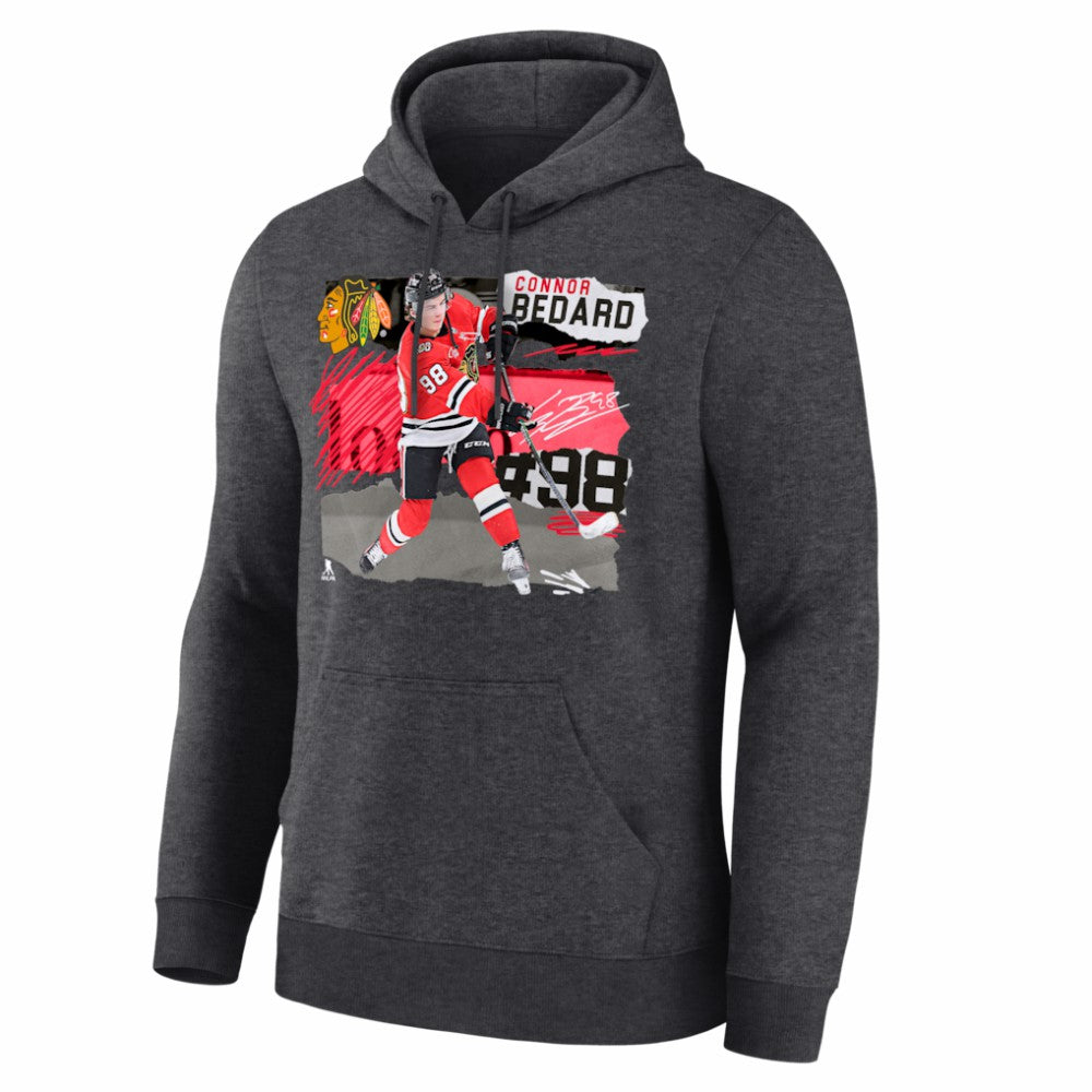 Connor Bedard Chicago Blackhawks Fresh Ice Hoodie -  NHL Hoodies