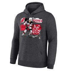 Jack Hughes New Jersey Devils Fresh Ice Hoodie -  NHL Jerseys