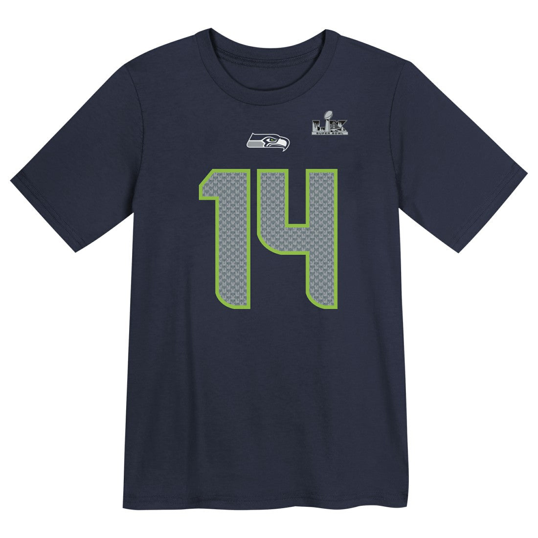 Seattle Seahawks Sam Darnold  Preschool Super Bowl LX Name & Number T-Shirt | NFL Discount