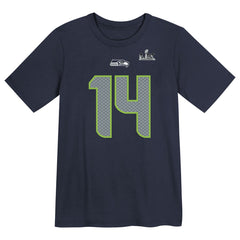 Seattle Seahawks Sam Darnold  Preschool Super Bowl LX Name & Number T-Shirt | NFL Discount