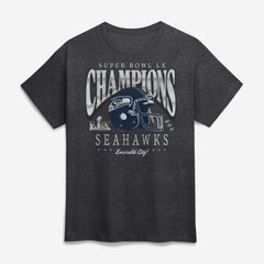 Seattle Seahawks Super Bowl LX Champions Big & Tall Prestigious Run T-Shirt | NFL Hot