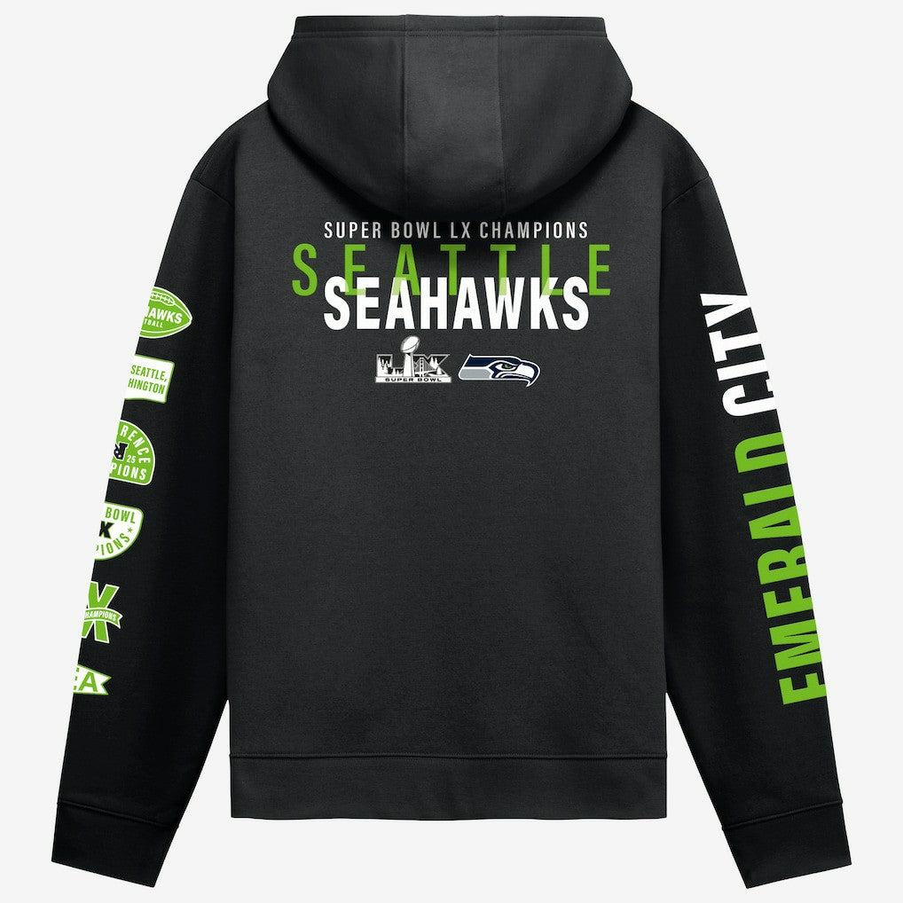 Seattle Seahawks Super Bowl LX Champions Four Piece Hoodie | NFL On sale