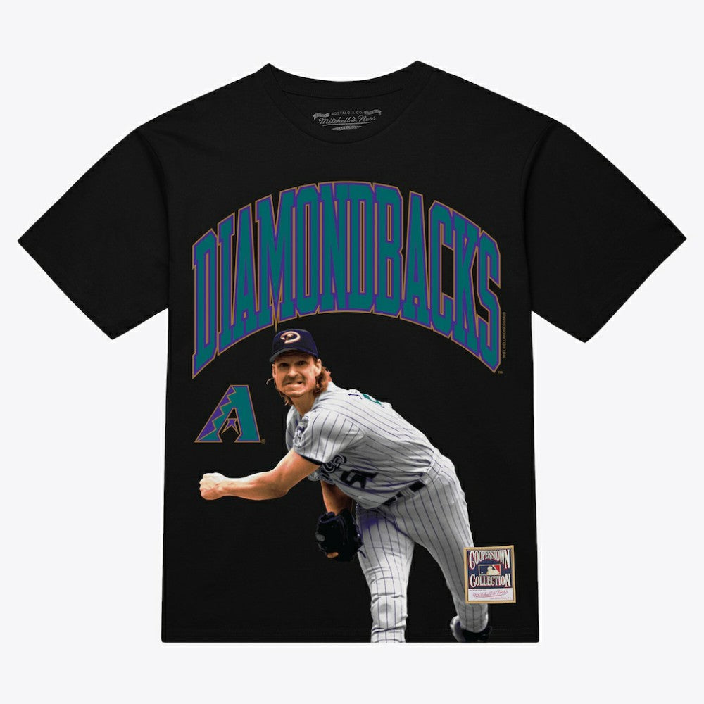 Randy Johnson Arizona Diamondbacks Mitchell & Ness Photo Arch Player Graphic T-Shirt - MLB T-shirts