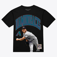 Randy Johnson Arizona Diamondbacks Mitchell & Ness Photo Arch Player Graphic T-Shirt - MLB T-shirts