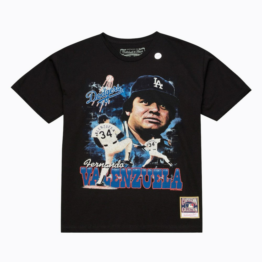 Fernando Valenzuela Los Angeles Dodgers Mitchell & Ness Legendary Collage Player T-Shirt - MLB T-shirts