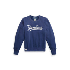 Yankees Polo Ralph Lauren Women's Vintage Knit Sweatshirt - MLB Sweatshirts