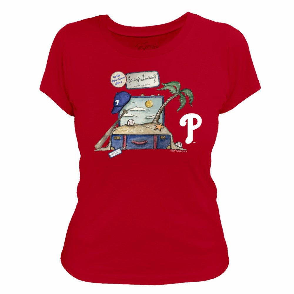 Philadelphia Phillies Tiny Turnip Women's 2026 Spring Training T-Shirt - MLB T-shirts