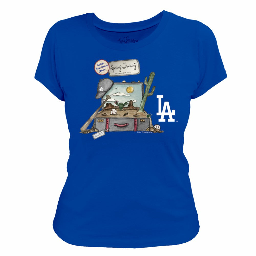 Los Angeles Dodgers Tiny Turnip Women's 2026 Spring Training T-Shirt - MLB T-shirts