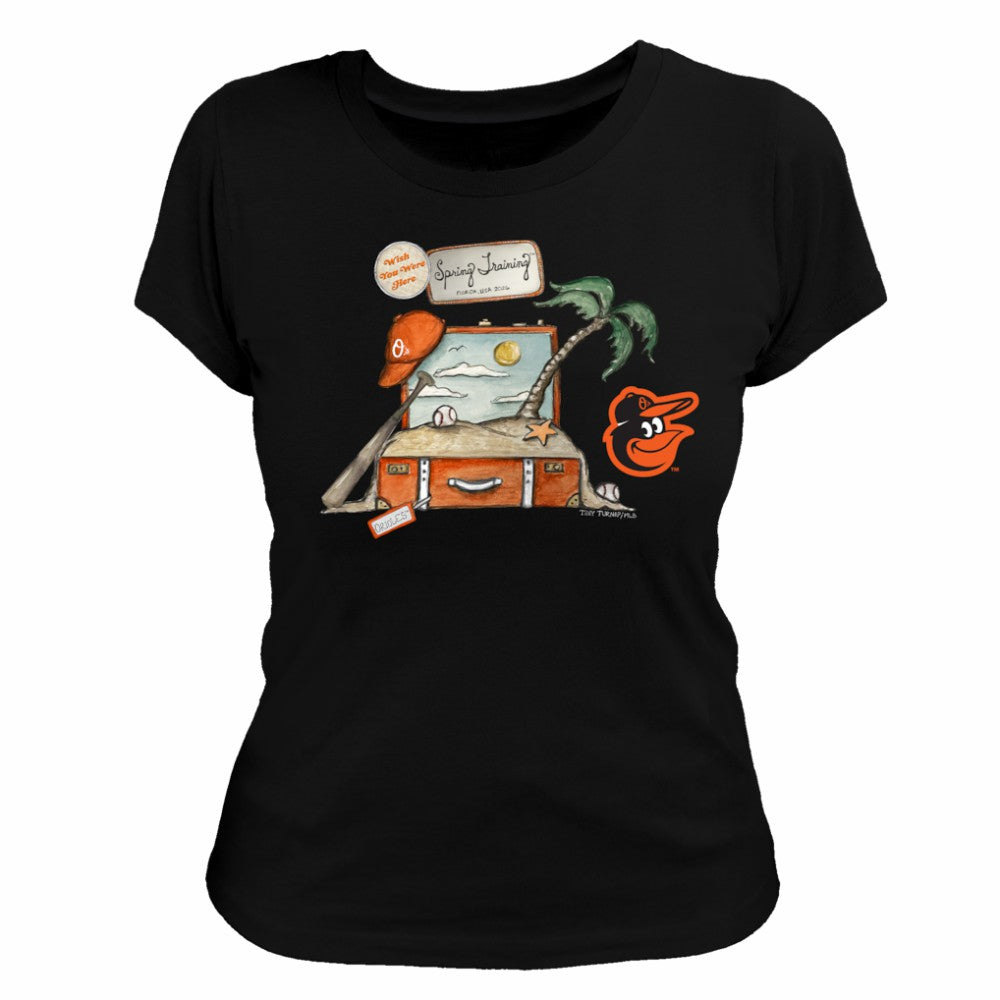 Baltimore Orioles Tiny Turnip Women's 2026 Spring Training T-Shirt - MLB T-shirts