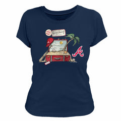Atlanta Braves Tiny Turnip Women's 2026 Spring Training T-Shirt - MLB T-shirts