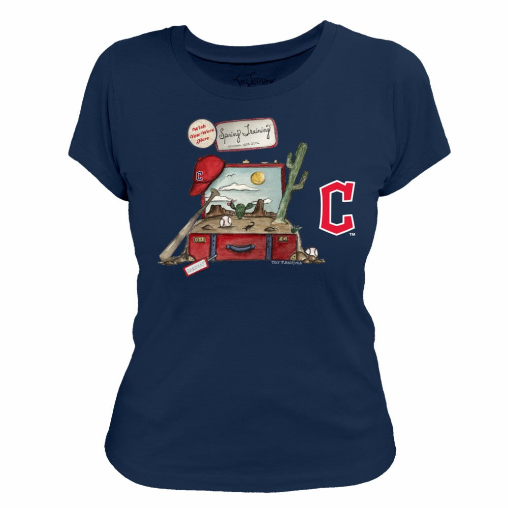 Cleveland Guardians Tiny Turnip Women's 2026 Spring Training T-Shirt - MLB T-shirts