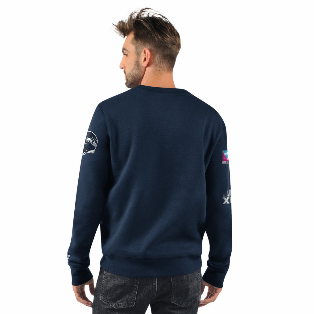 Seattle Seahawks Starter Two-Time Super Bowl s Classic Fleece Sweatshirt | NFL Hot