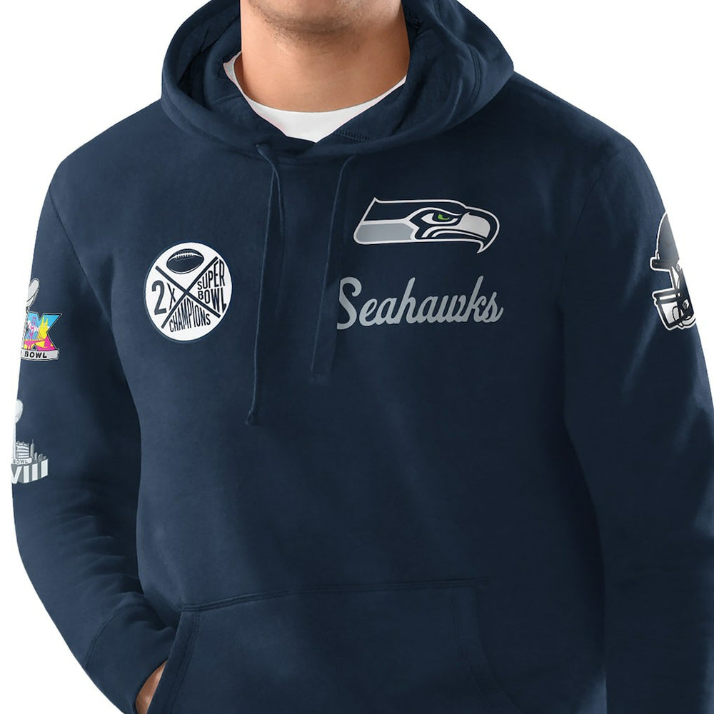 Seattle Seahawks Starter Two-Time Super Bowl s Classic Fleece Hoodie | NFL On sale