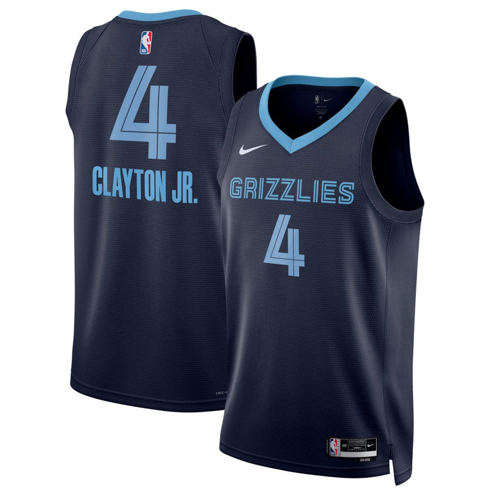 Navy Walter Clayton Jr. Memphis Grizzlies Unisex Swingman Jersey | NBA