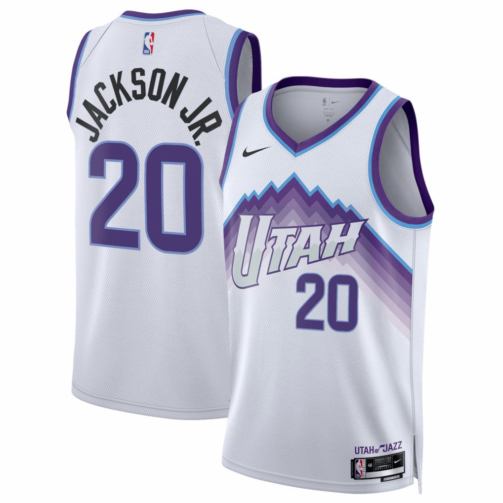 White Jaren Jackson Jr. Utah Jazz Unisex Swingman Jersey | NBA