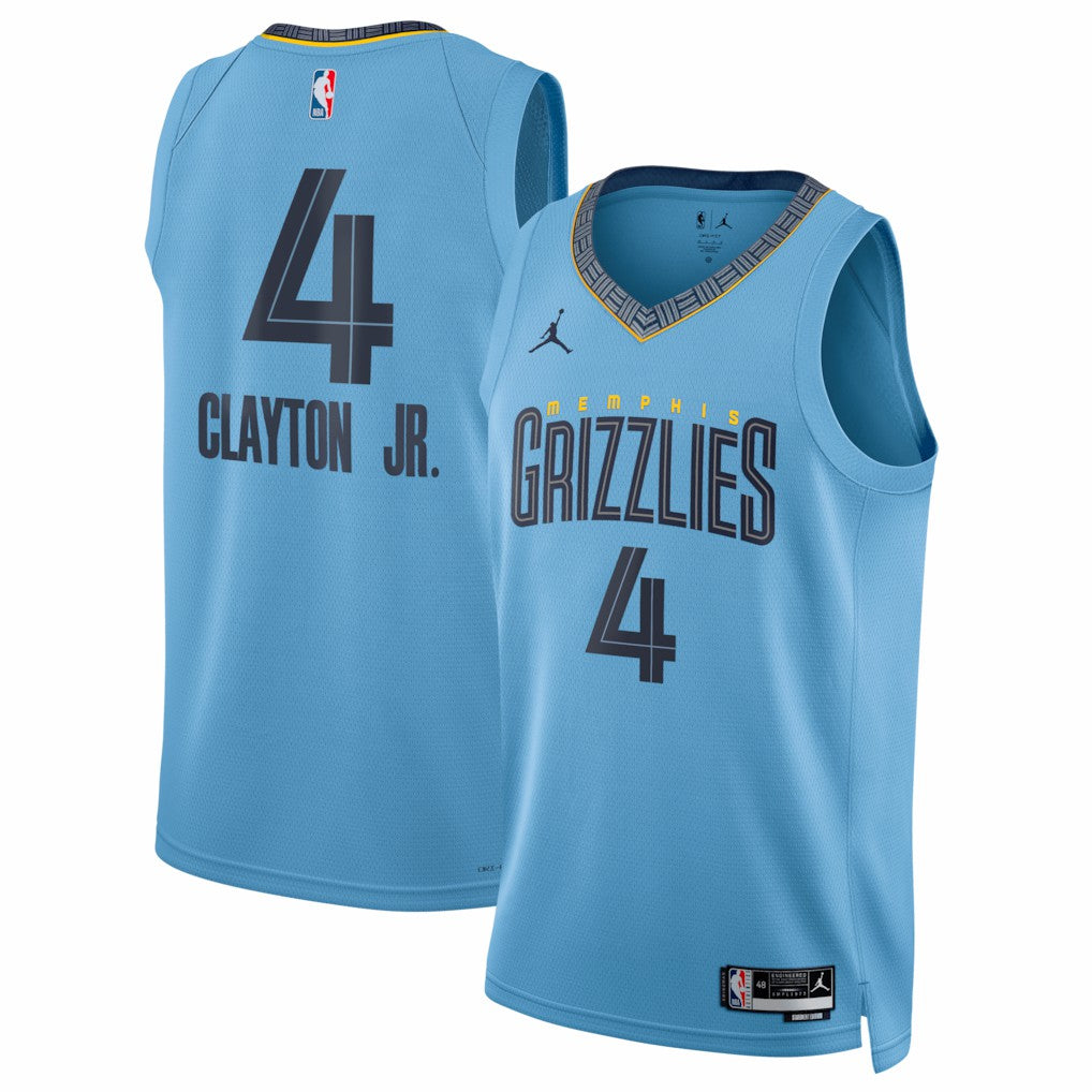 Light Blue Walter Clayton Jr. Memphis Grizzlies Jordan Brand Unisex Swingman Jersey | NBA