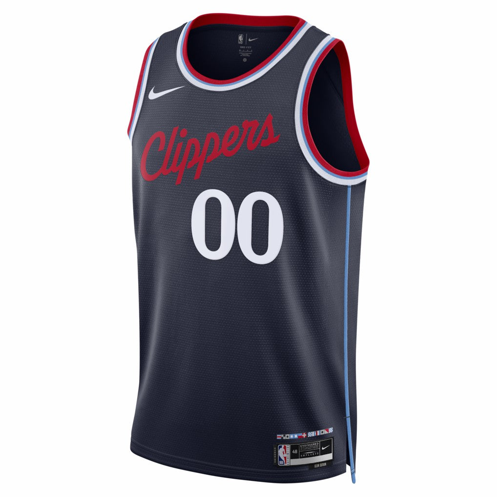 Navy LA Clippers Unisex Swingman Custom Jersey | NBA