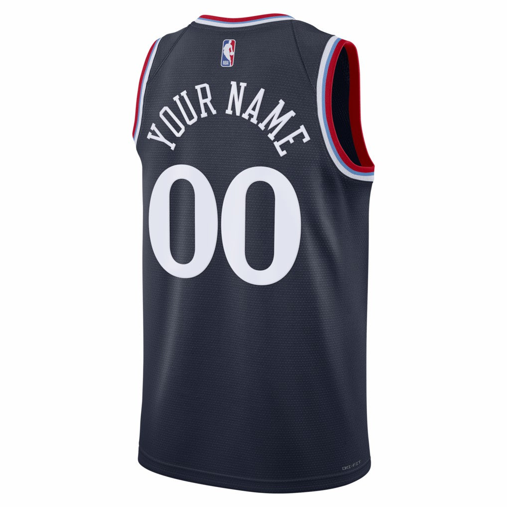 Navy LA Clippers Unisex Swingman Custom Jersey | NBA
