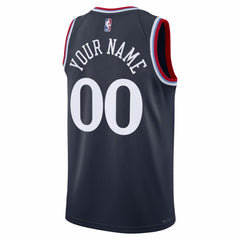 Navy LA Clippers Unisex Swingman Custom Jersey | NBA