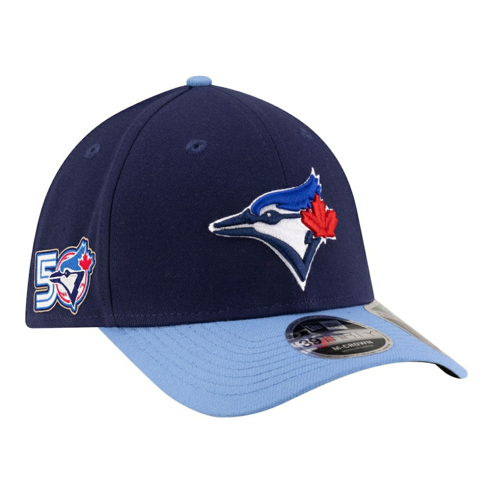 Toronto Blue Jays New Era 50th Season Player Replica 39THIRTY Flex Hat - MLB Hats