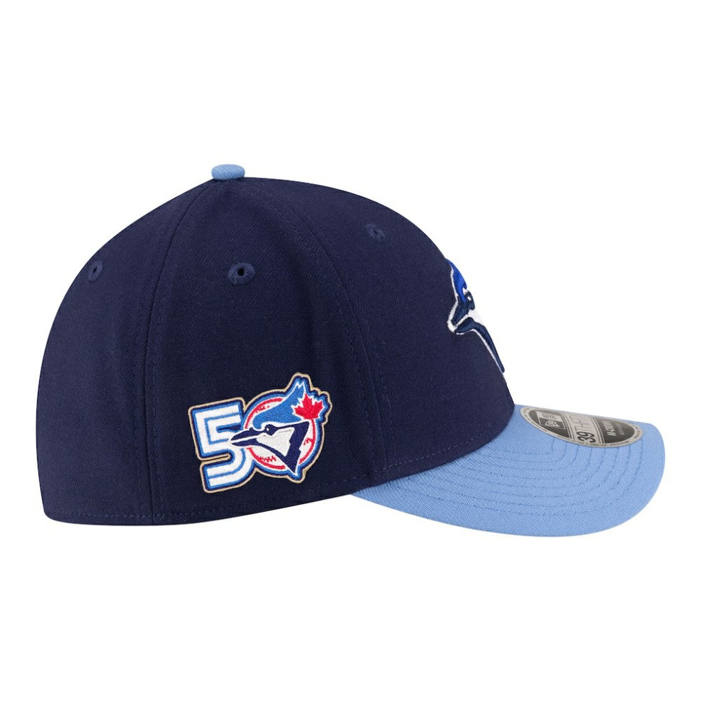 Toronto Blue Jays New Era 50th Season Player Replica 39THIRTY Flex Hat - MLB Hats