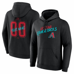 Arizona Diamondbacks  Hustle Personalized Name & Number Hoodie - MLB Hoodies