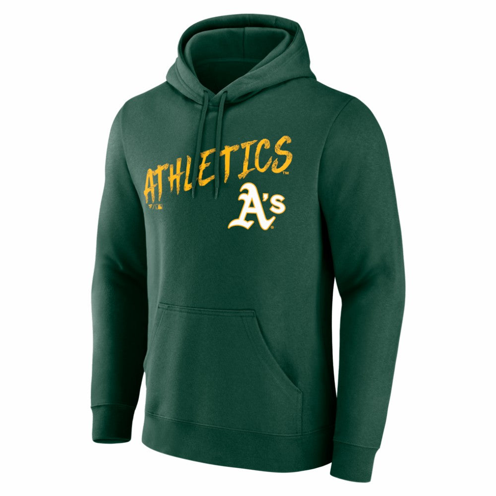 Athletics  Hustle Personalized Name & Number Hoodie - MLB Hoodies