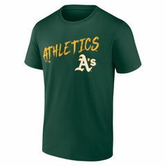 Athletics  Hustle Personalized Name & Number T-Shirt - MLB T-shirts