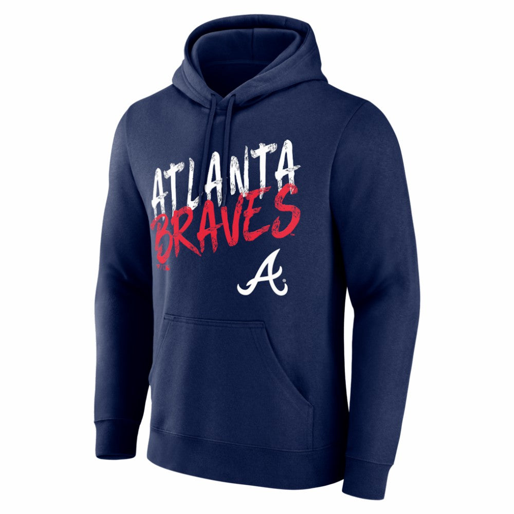 Atlanta Braves  Hustle Personalized Name & Number Hoodie - MLB Hoodies