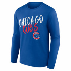 Chicago Cubs  Hustle Personalized Name & Number Long Sleeve T-Shirt - MLB T-shirts