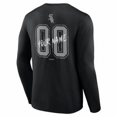 Chicago White Sox  Hustle Personalized Name & Number Long Sleeve T-Shirt - MLB T-shirts