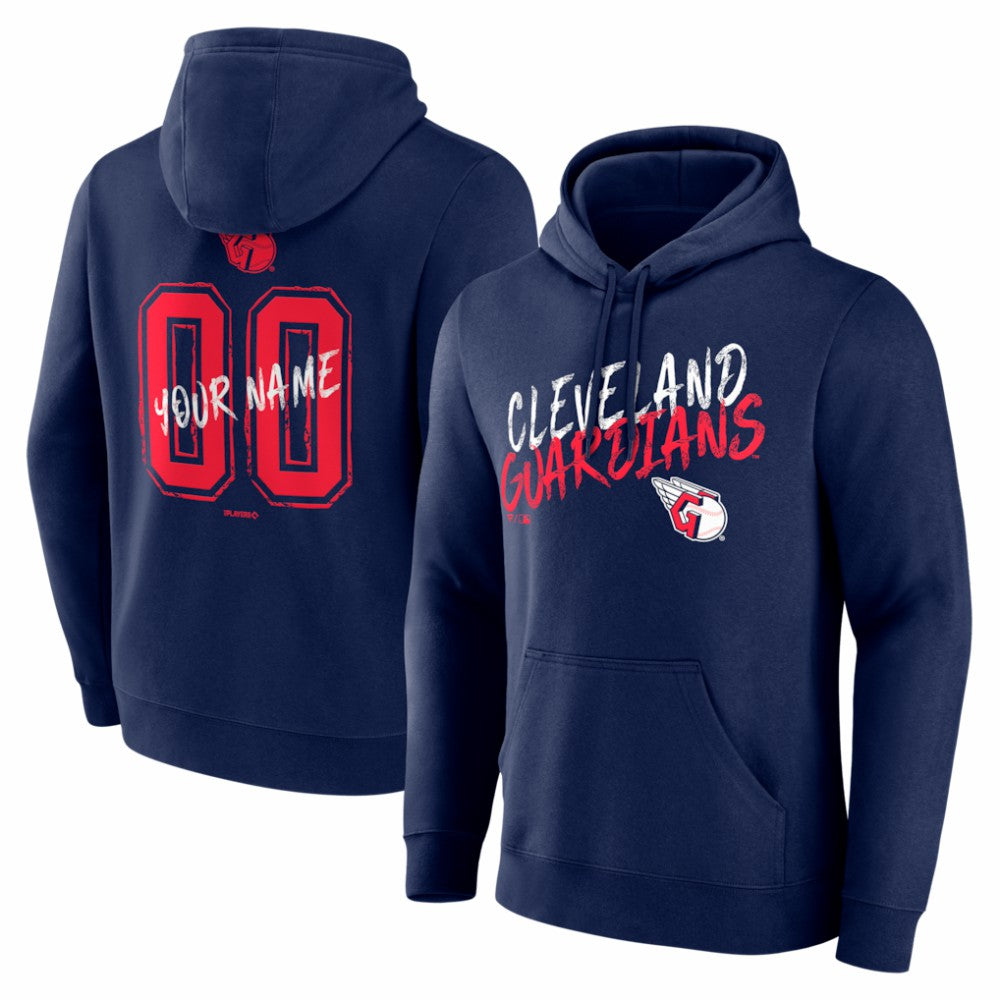 Cleveland Guardians  Hustle Personalized Name & Number Hoodie - MLB Hoodies