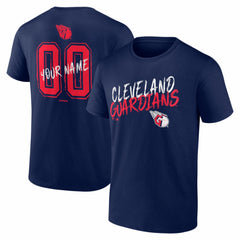 Cleveland Guardians  Hustle Personalized Name & Number T-Shirt - MLB T-shirts