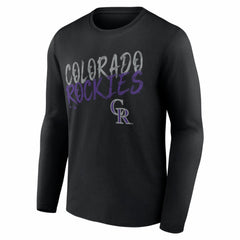 Colorado Rockies  Hustle Personalized Name & Number Long Sleeve T-Shirt - MLB T-shirts