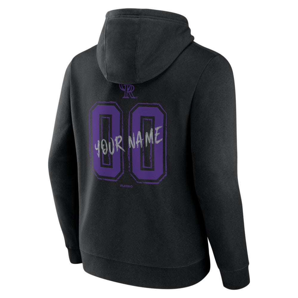 Colorado Rockies  Hustle Personalized Name & Number Hoodie - MLB Hoodies